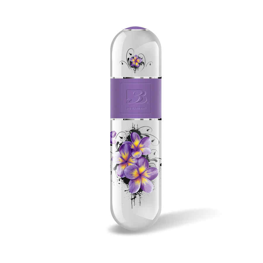 Náhled produktu Mini vibrátor B3 Onye Galerie, bílá s květinami